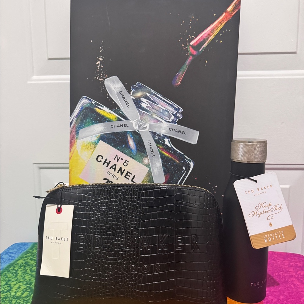 🖤BRAND NEW  Ted Baker Black Croc-Embossed Bag🖤